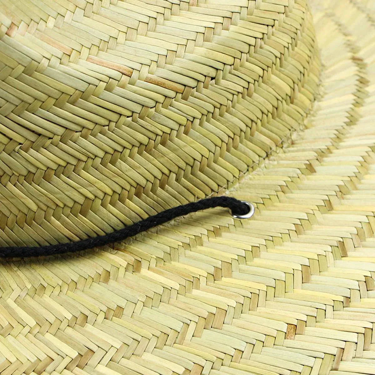 Handmade Braided Wide Brim Summer Straw Jazz Hat Beach Sun Protection Outdoor