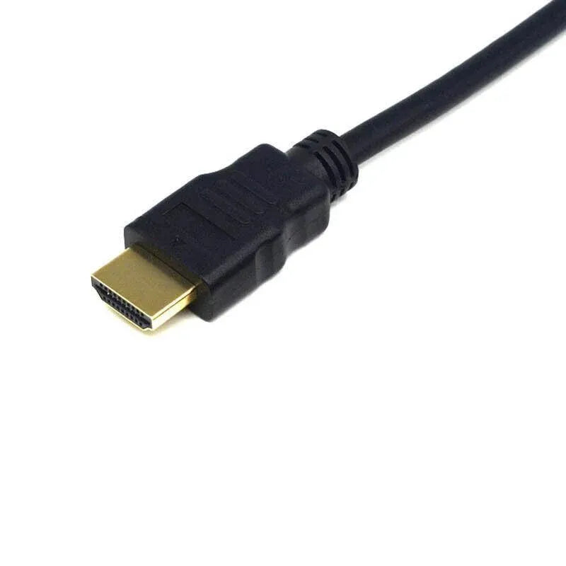 Hdmi Male To Vga Male Cable Adapter Monitor Lead Hd 15Pin 1080P Converter Laptop