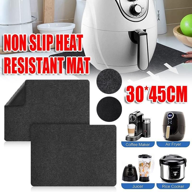 Non Slip Heat Resistant Kitchen Mat for Air Fryer Coffee Maker Toaster 30x45cm