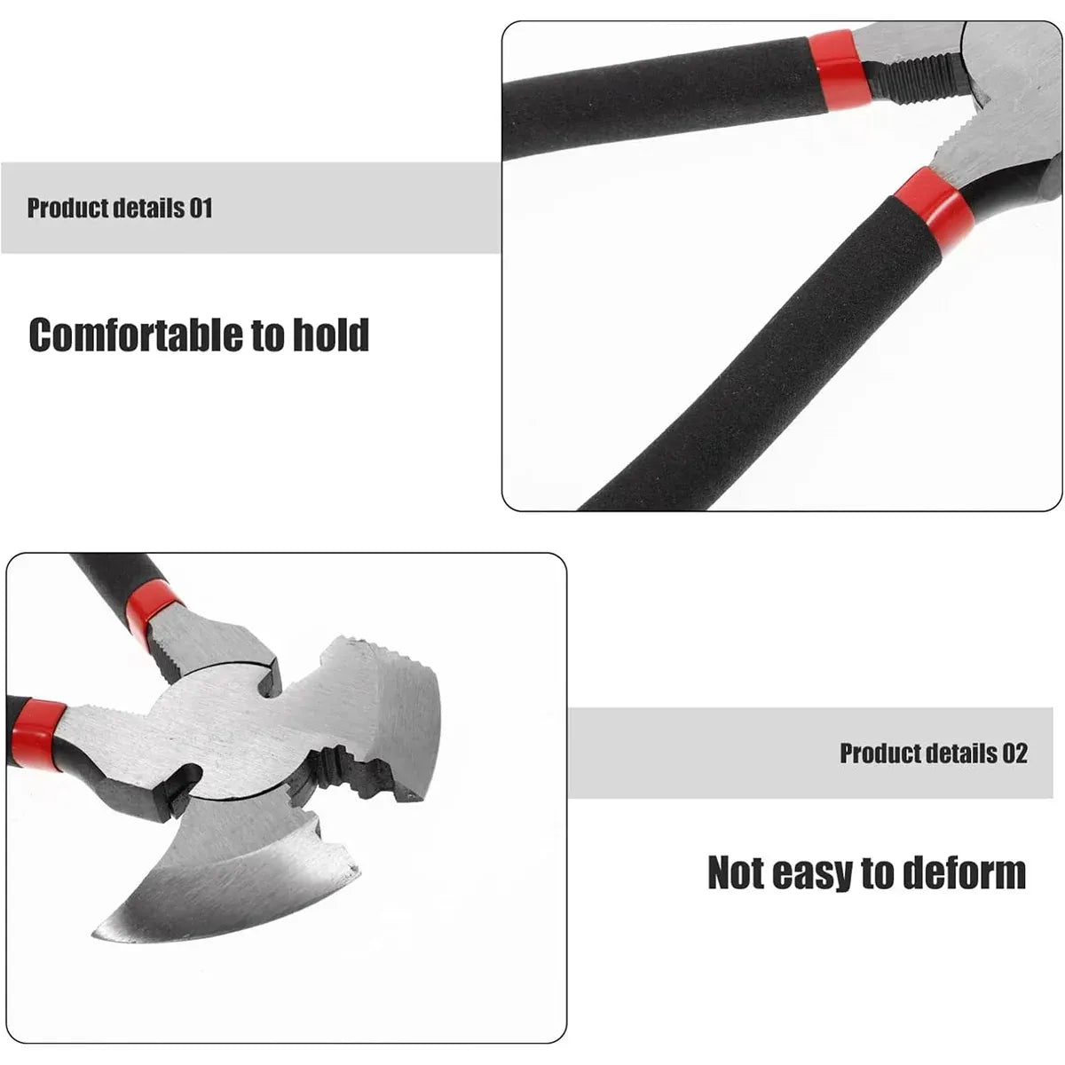 Multi Functional Fence Pliers Carbon Steel for Wire Cutting Bending