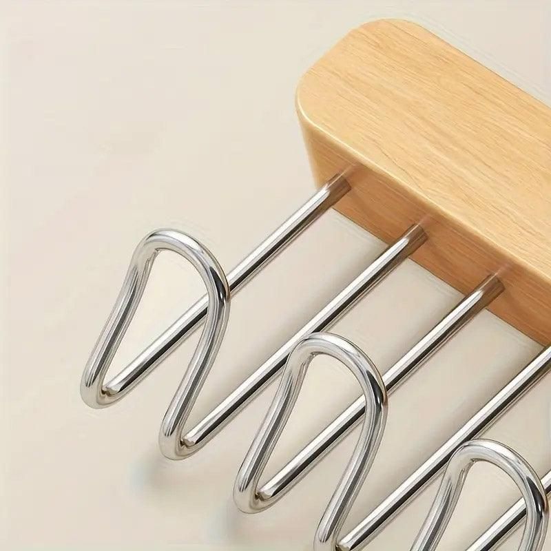 Multifunctional Household Hanger Wall Mounted Clothes Drying Rack Space Saver