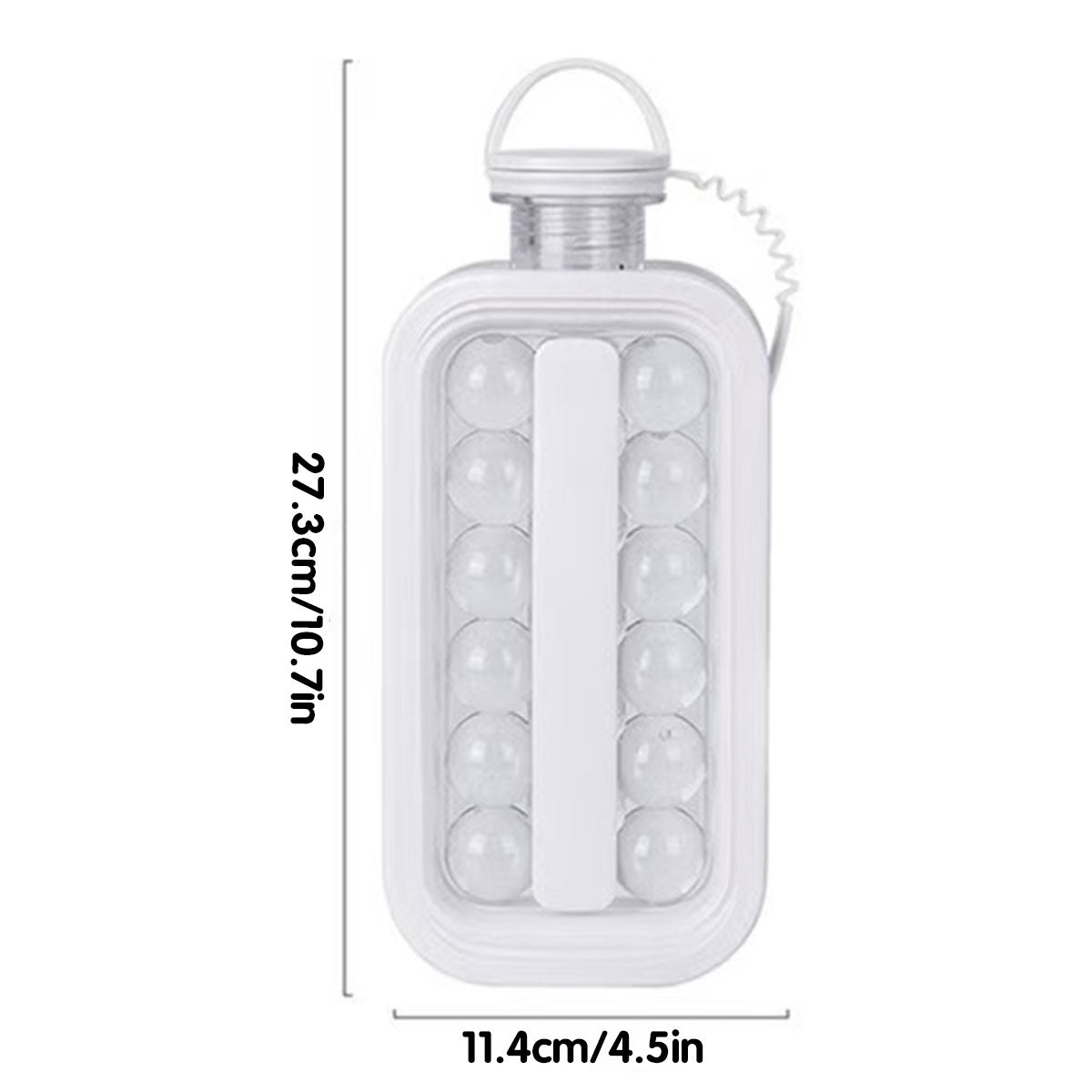 Portable Ice Hockey Pot Ice Cube Tray Water Bottle Clear Household Ice Maker