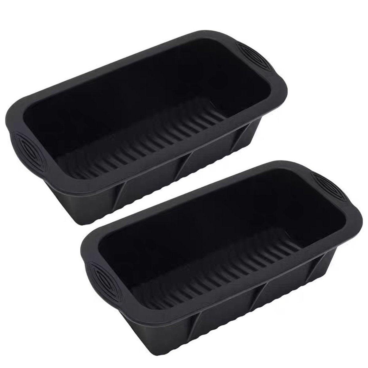 2PCS Reusable Silicone Ice Blocks Large Cube Tray for Drinks and Cocktails