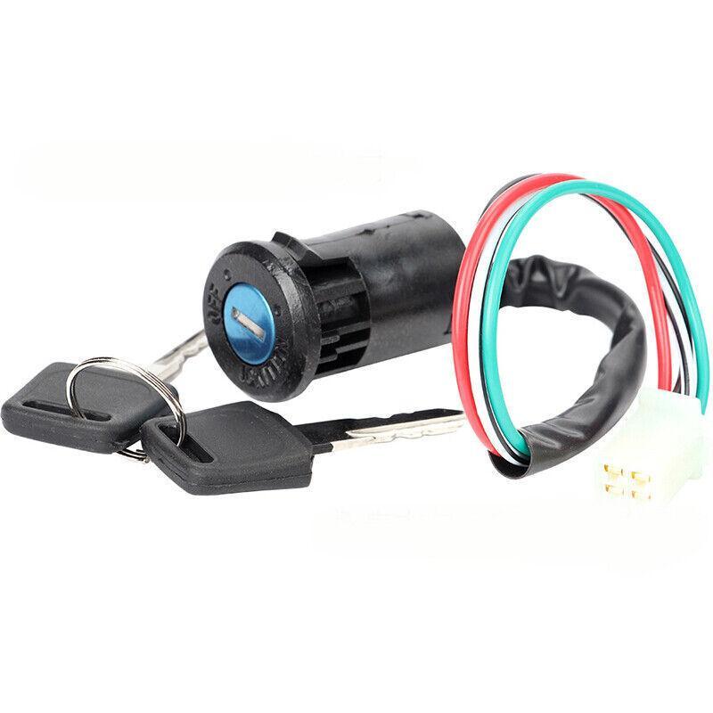 4 Wire Ignition Key Barrel Switch 50Cc 110Cc 125Cc 150Cc Pit Quad Dirt Bike Atv