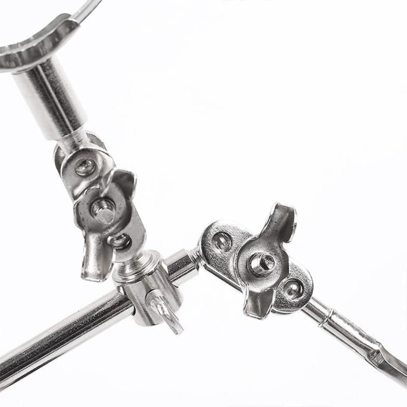 Helping 3rd Hand Soldering Iron Hobby Tool Vise Clamp Magnifying Glass with Station