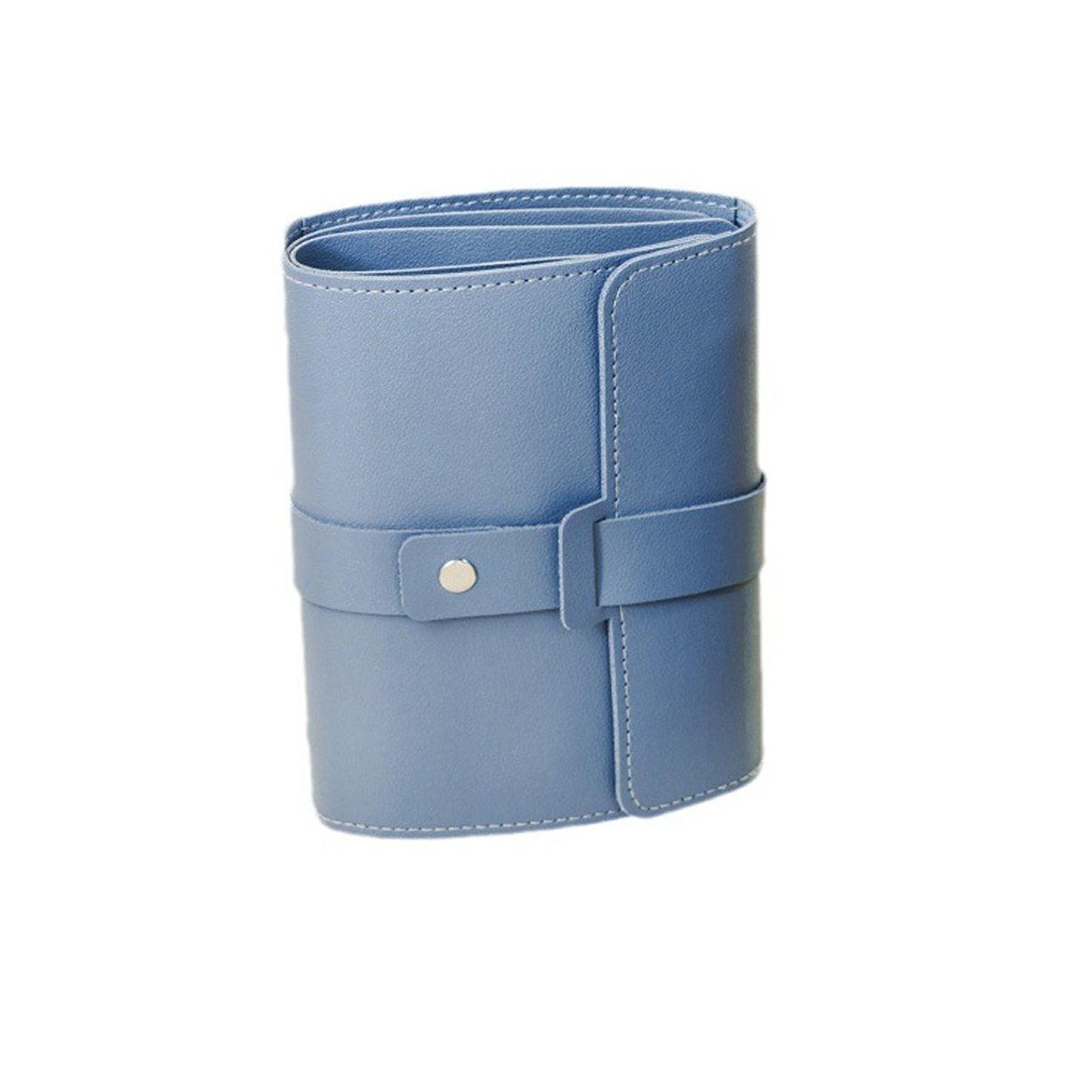 Travel Jewellery Storage Bag Portable Organizer Pouch for Rings Earrings Case - Blue