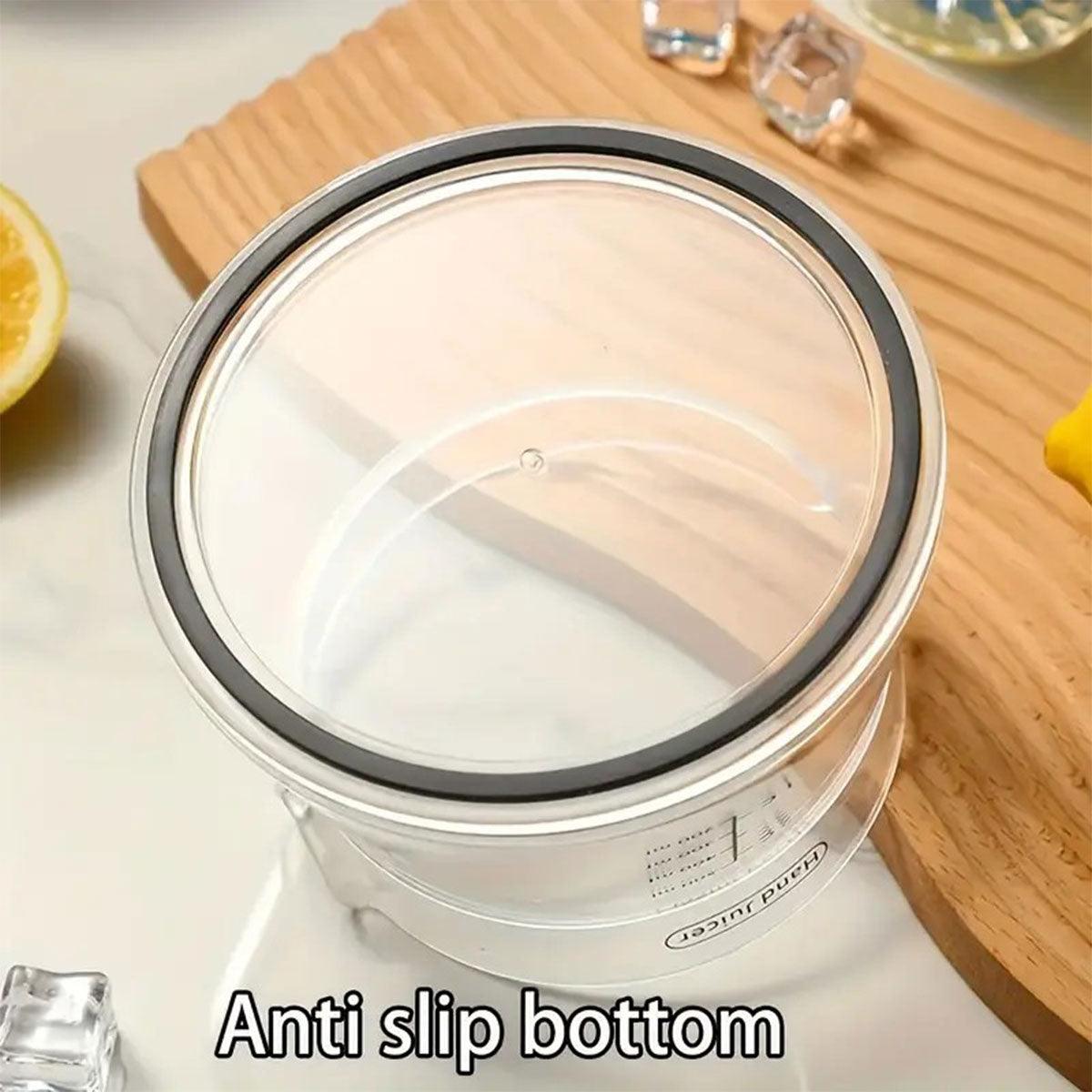 Manual Juice Extractor for Orange Lemon Home Citrus Juicer Hand Compressor - Green