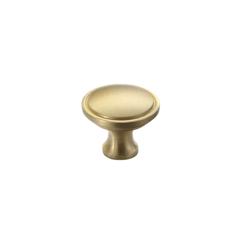 Nordic Gold Cabinet Handle Simple Light Luxury Drawer Door Pull Wardrobe Handle - Round-35mm