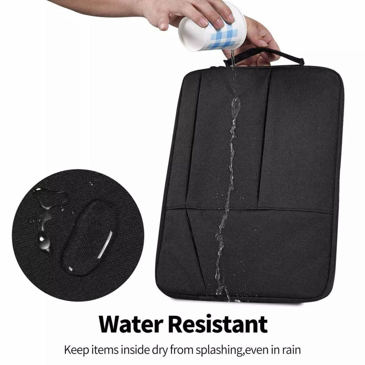 Laptop Sleeve Travel Bag Carry Case For MacBook Air Pro 14.1”-15.4” - Navy