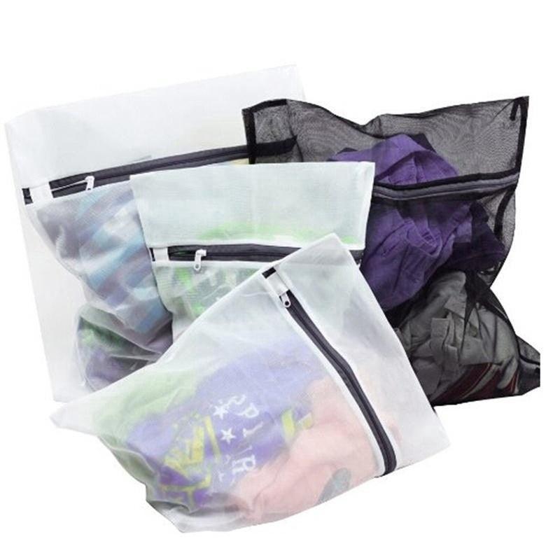Essential Travel Wash Bag Set for Delicate Clothing – 4 Pack Mesh Bags