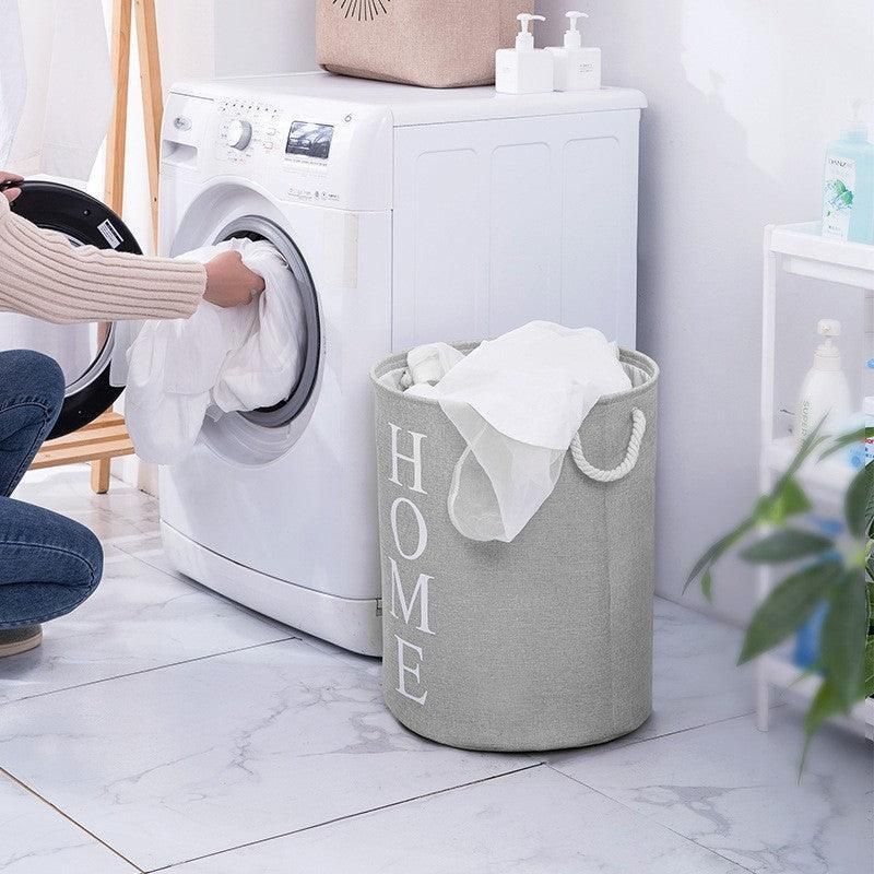 60L Large Foldable Laundry Washing Clothes Storage Hamper Basket Bin Organiser