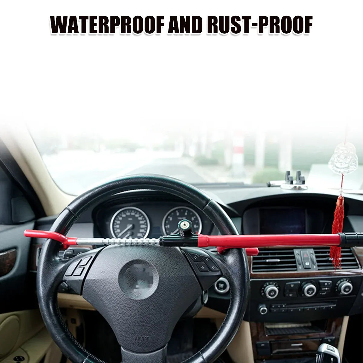 Adjustable Car Steering Wheel Lock Anti Theft Security Bar