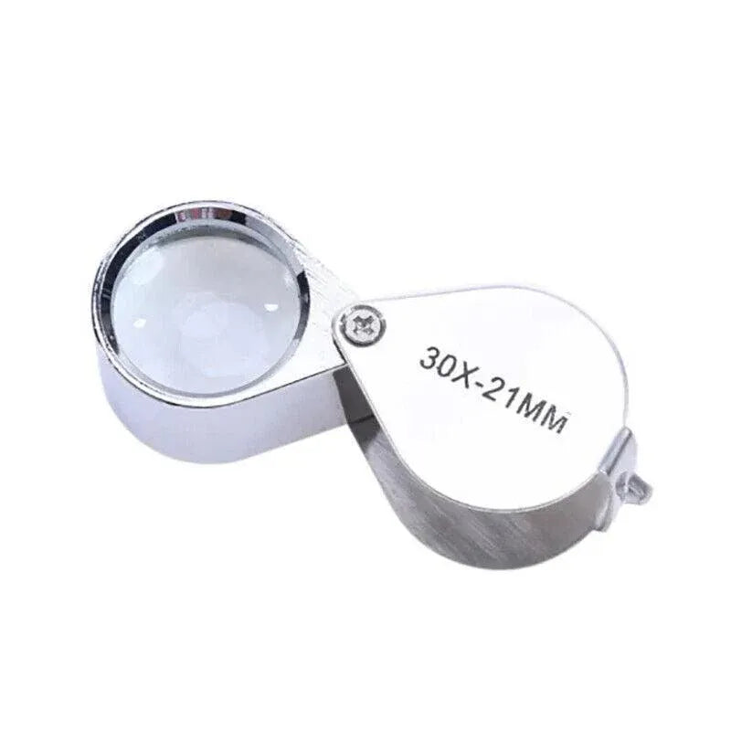 Loupe Magnifier Pocket Jewellers Eye Jewelry Magnifying Glass 30 X 21Mm Jewelers