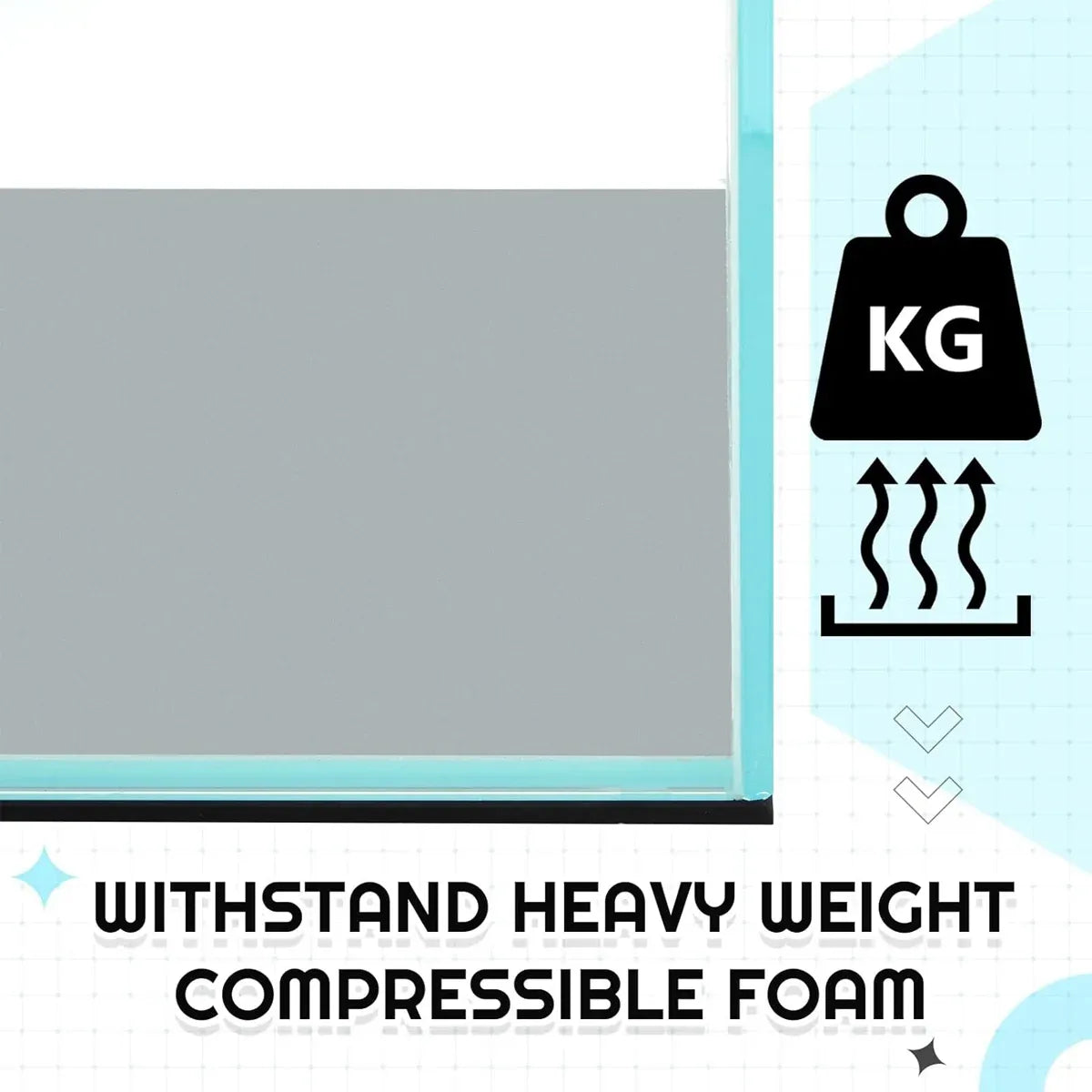 Aquarium Levelling Mat Non Slip Waterproof Thick for Fish Tank Stand
