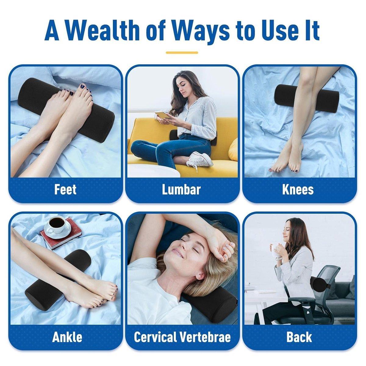 Adjustable Multi-functional Lumbar Support Pillow Small Cylindrical Back Cushion