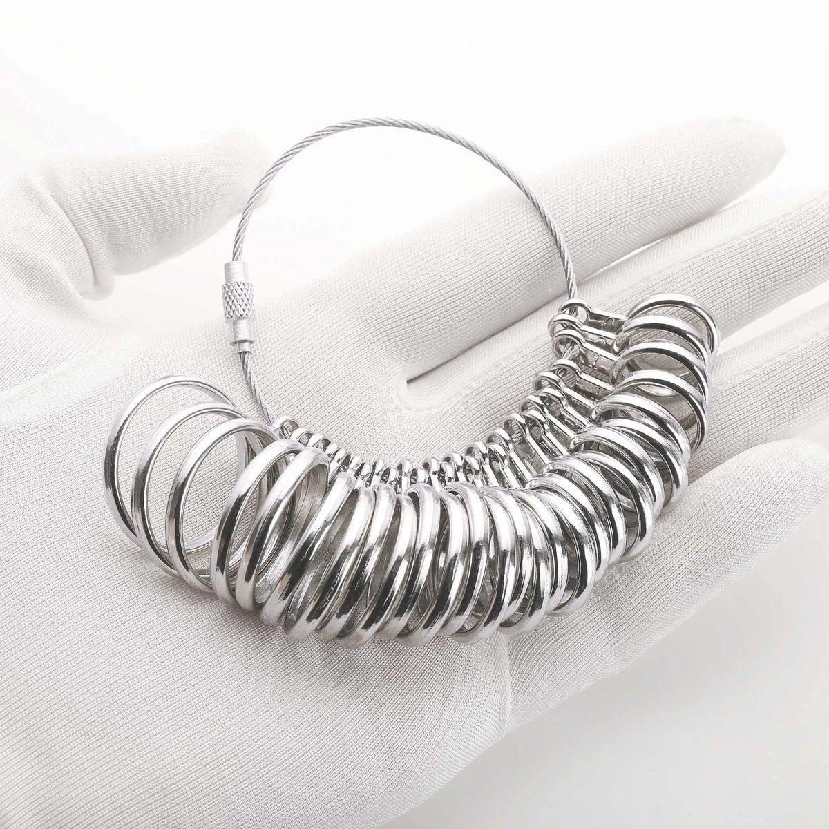 A-Z Finger Ring Sizer Size Sizing Measure Measurement Gauge Tool Set