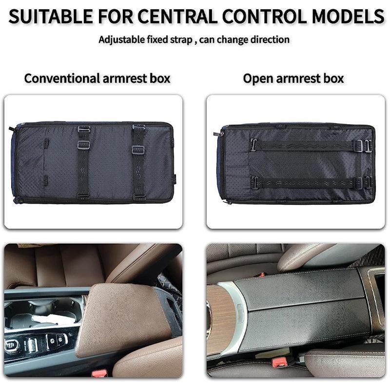 Car Pet Seat Auto Seat Center Console Dog Cat Nest Pad Removable Pet Carrier - Grey