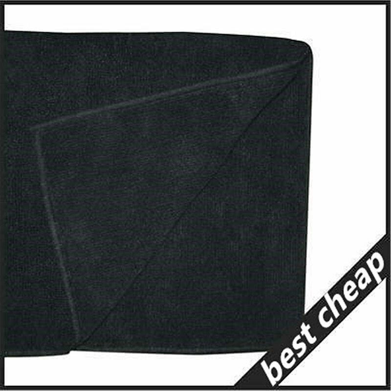Black Cotton Towel 35x75cm Soft Thick Absorbent Bath Gym Travel Use