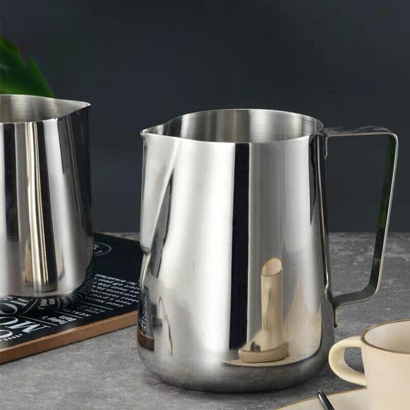 150-1000Ml Stainless Steel Milk Coffee Jug Latte Espresso Frothing Scale Pitcher - 600ML