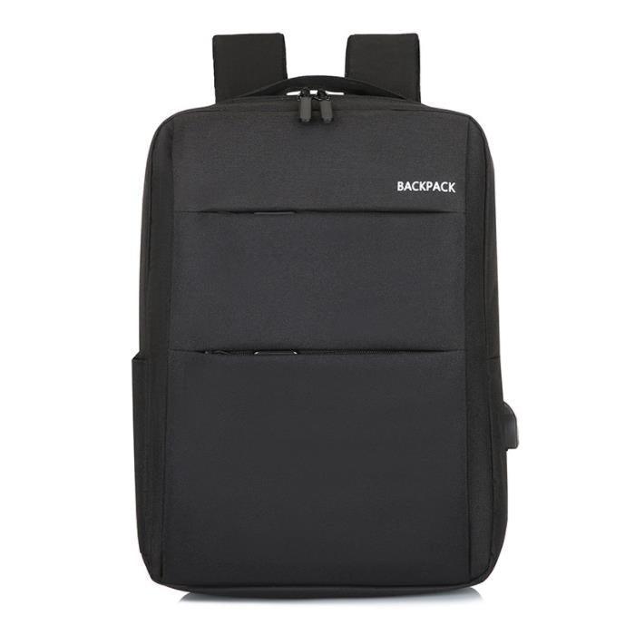 Waterproof Laptop Backpack Bag for Men Women School Travel Business Use - Black 1 Zipper