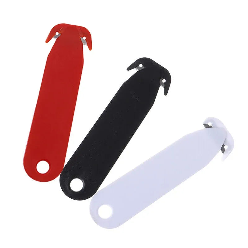 Mini Utility Knife Box Cutter Small Letter Opener for Envelope Package Food Bag - White