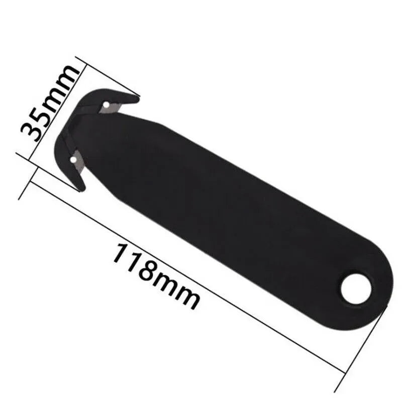 Mini Utility Knife Box Cutter Small Letter Opener for Envelope Package Food Bag - White