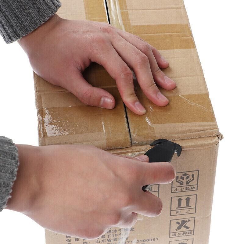 Mini Utility Knife Box Cutter Small Letter Opener for Envelope Package Food Bag - White