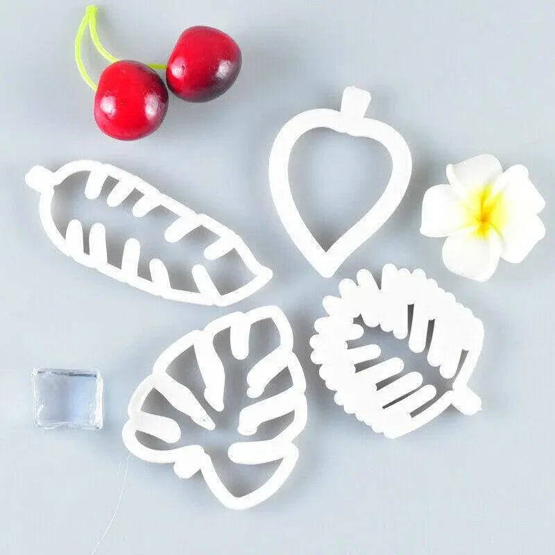 Palm Tree Turtle Leaf Cookies Biscuit Cutter Fondant Mould Cake Sugarcraft Mold