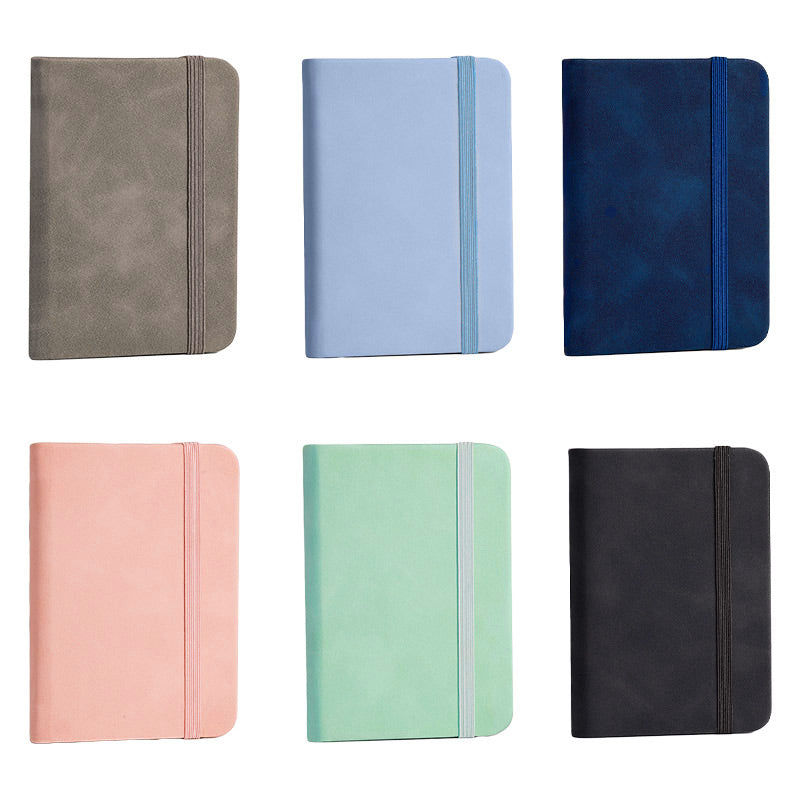 10pcs Mini Pocket Notebook A7 Small Portable Notepad for Office School Use - Green