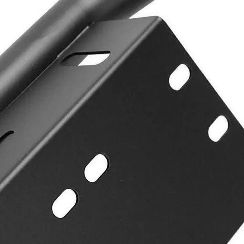 24inch Bull Bar Front Bumper License Number Plate Mount Bracket Led Light Holder