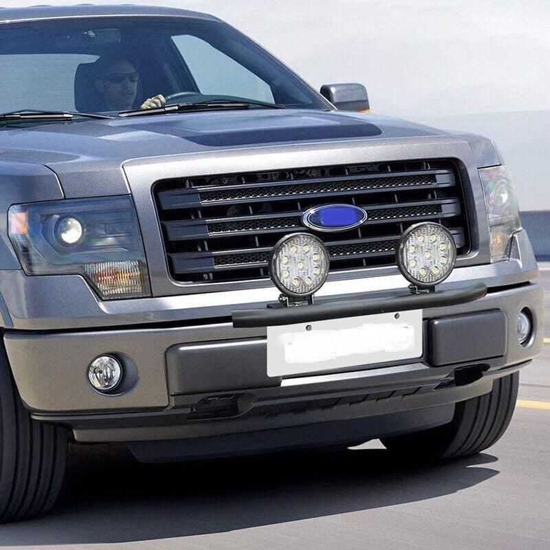 24inch Bull Bar Front Bumper License Number Plate Mount Bracket Led Light Holder