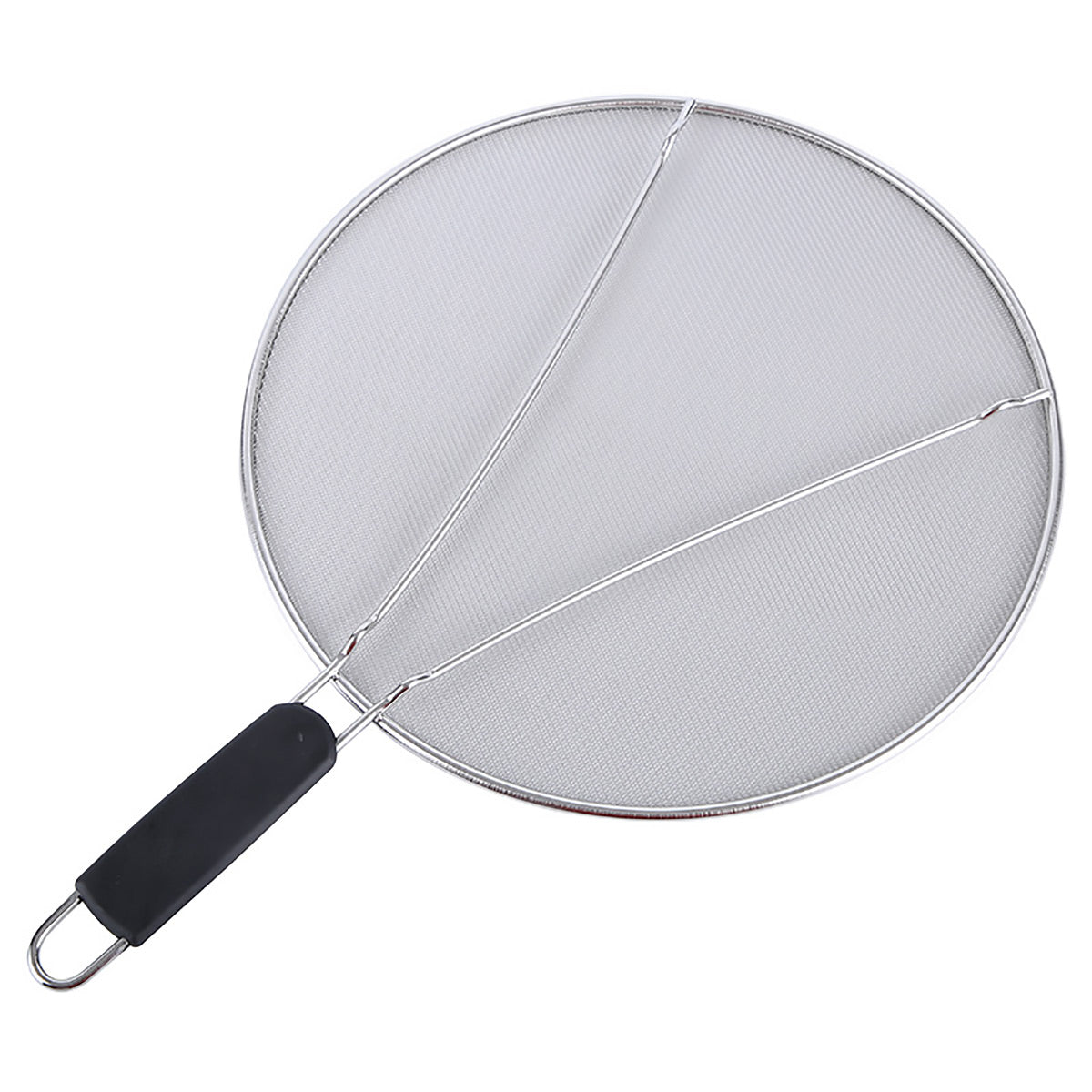 Stainless Steel Mesh Cover Anti Scald Filter Screen Anti Splash Lid For Kitchen - 33cm