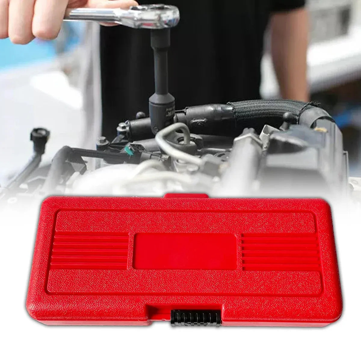 6PCS Fuel Line Wrench Set Swivel Head Injector Nozzle Tool Kit