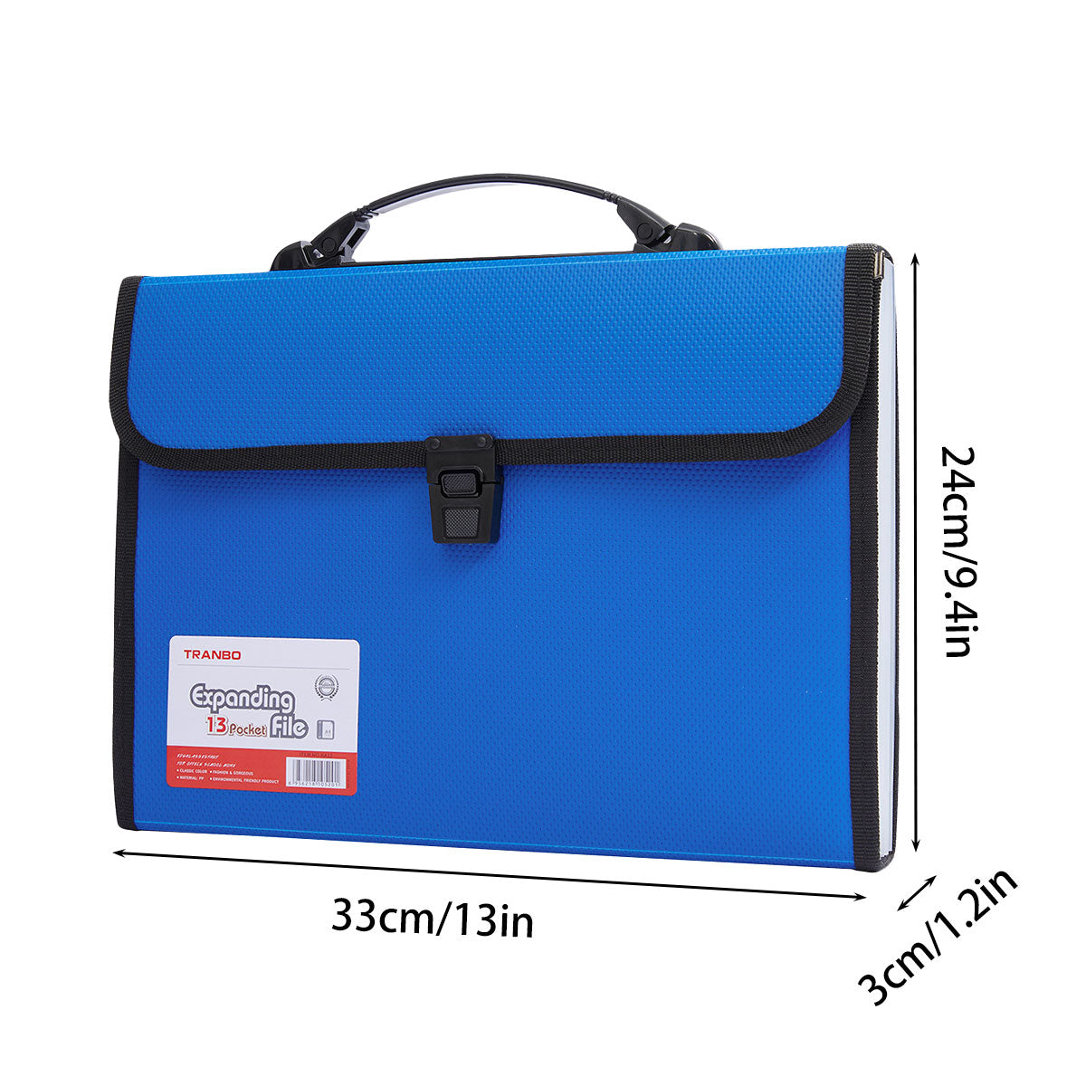 Expanding File A4 13 Pocket Document Organiser Paper Storage Wallet Folder