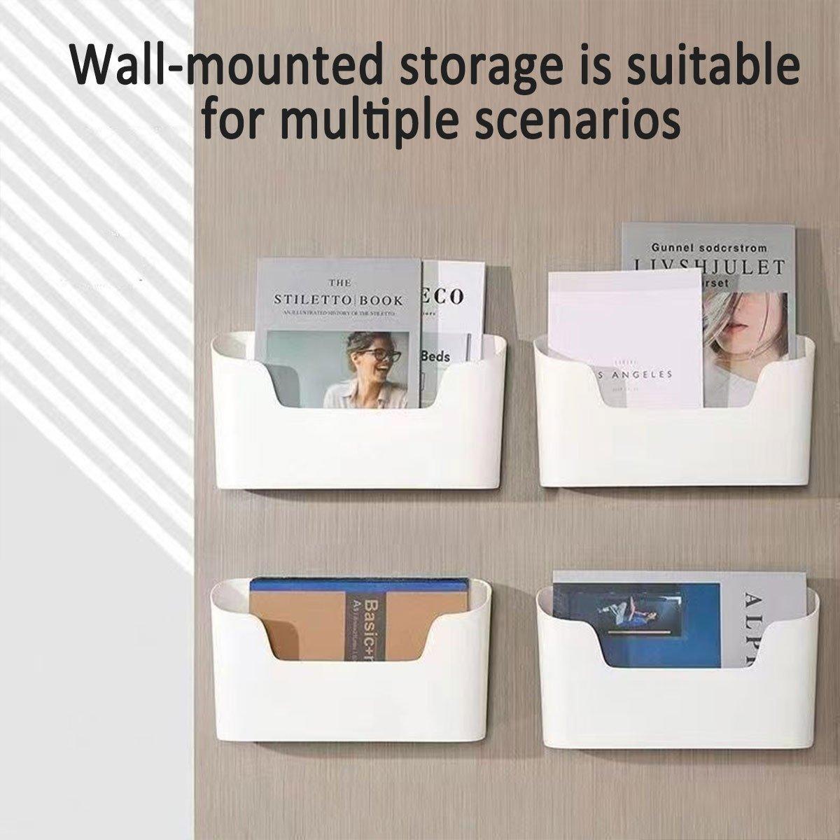 2PCS Wall Mounted Storage Rack Kitchen Bathroom Cabinet Door Sundries Holder