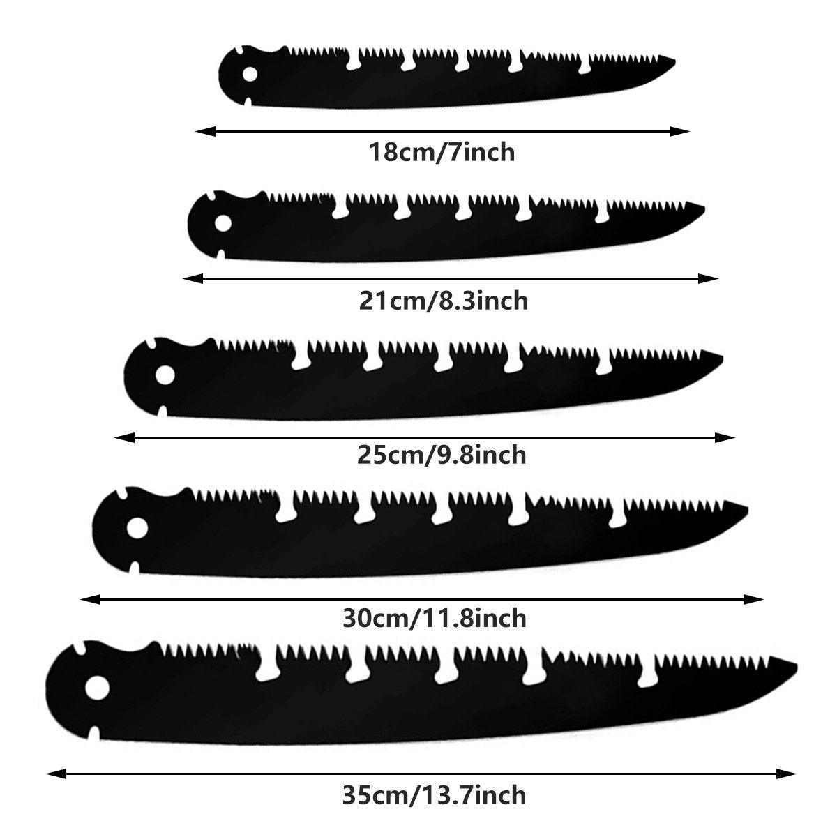 Folding Outdoor Hand Saw Portable Quick Cutting Pruning Garden Tree Logging Tool - 180mm