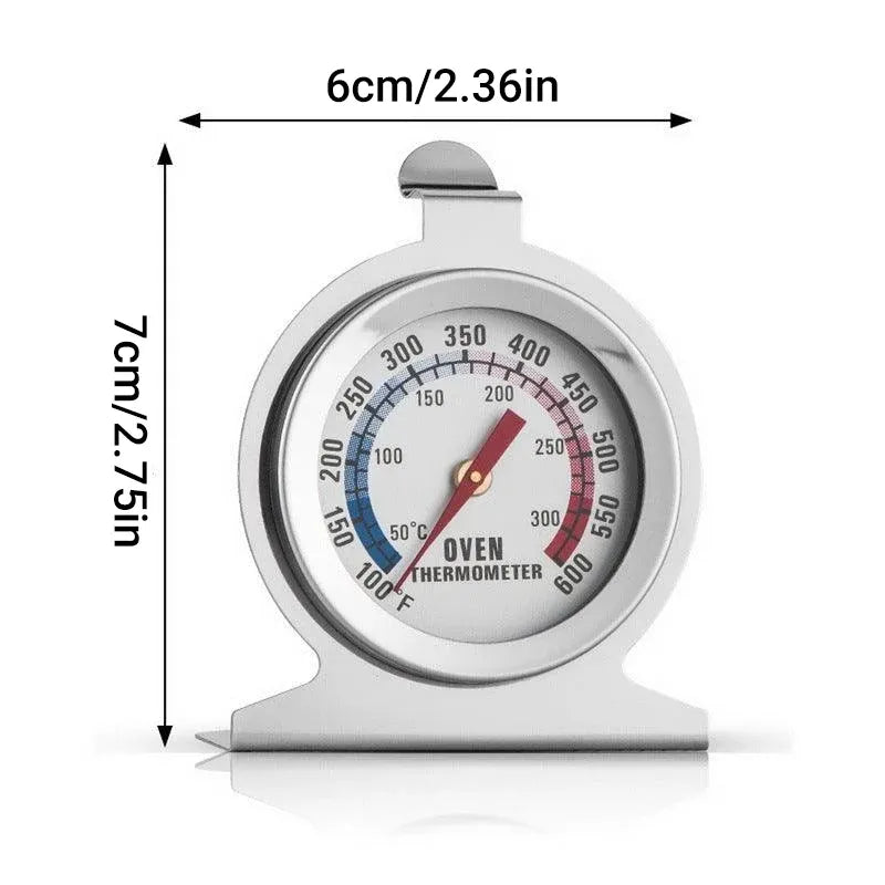 Stainless Steel Oven Thermometer Large Dial Kitchen Food Temperature Au Stock