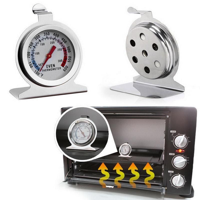 Stainless Steel Oven Thermometer Large Dial Kitchen Food Temperature Au Stock