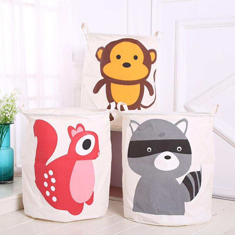 Collapsible Laundry Hamper Basket Storage Clothes Bag Washing Bin Toy Organiser - 03