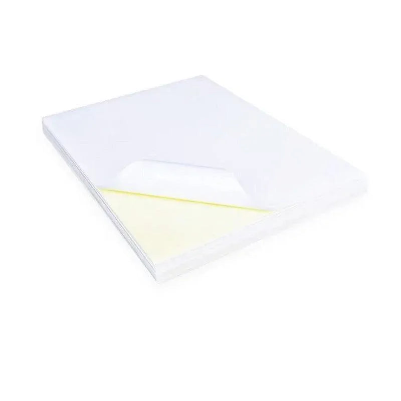 A4 Self Adhesive Sticker Paper Sheet Label Laser Inkjet Print Mailing Address - White Matte*100 PCS