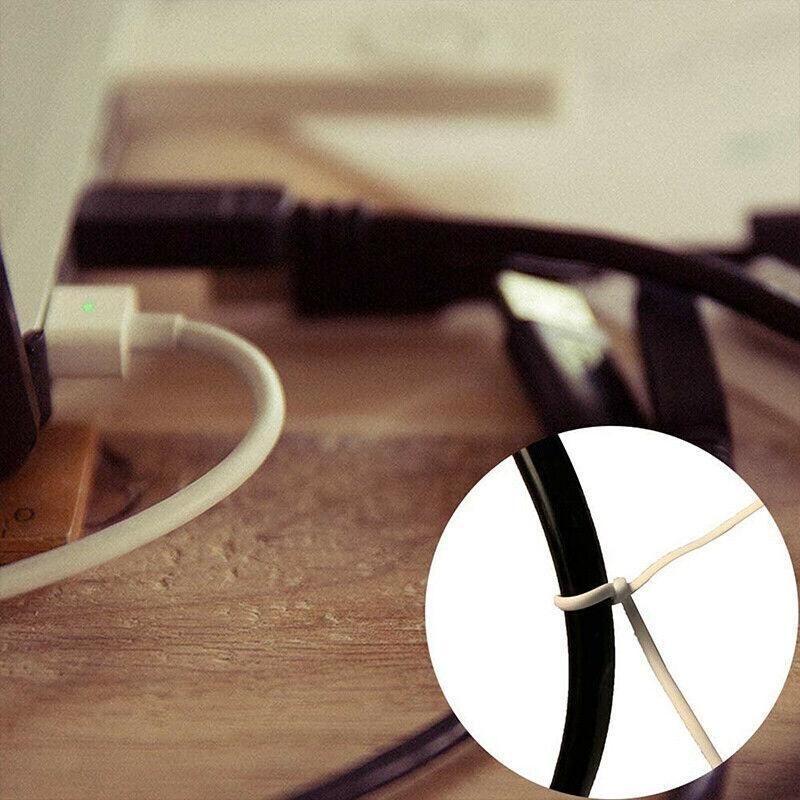 Metallic Twist Ties Plastic Cable Cord Ties Reusable Packaging Wire Candy Au