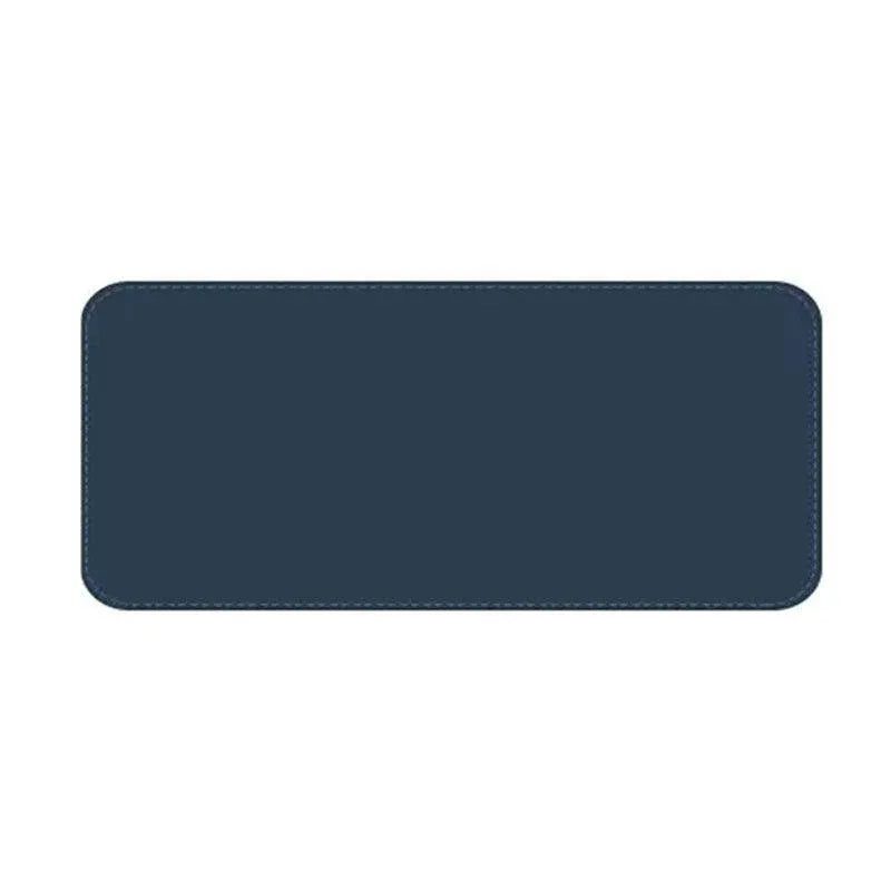 Large Leather Gaming Mouse Pad Waterproof Desk Keyboard Mat 120 x 60cm - Dark Blue