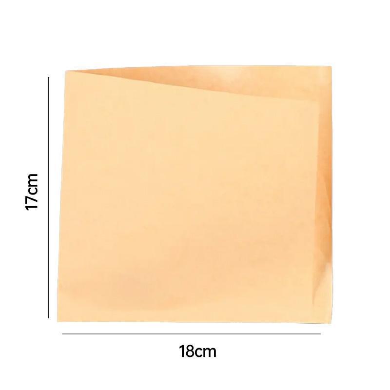 200PCS Vintage Newspaper Print Kraft Paper Bags Eco-Friendly Food Packaging - Paper-17*18cm-200PCS