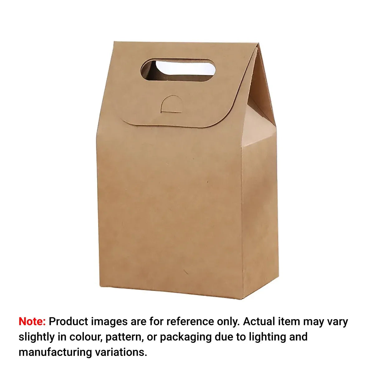 50PCS Portable Kraft Paper Gift Boxes for Birthday Holiday Wrapping