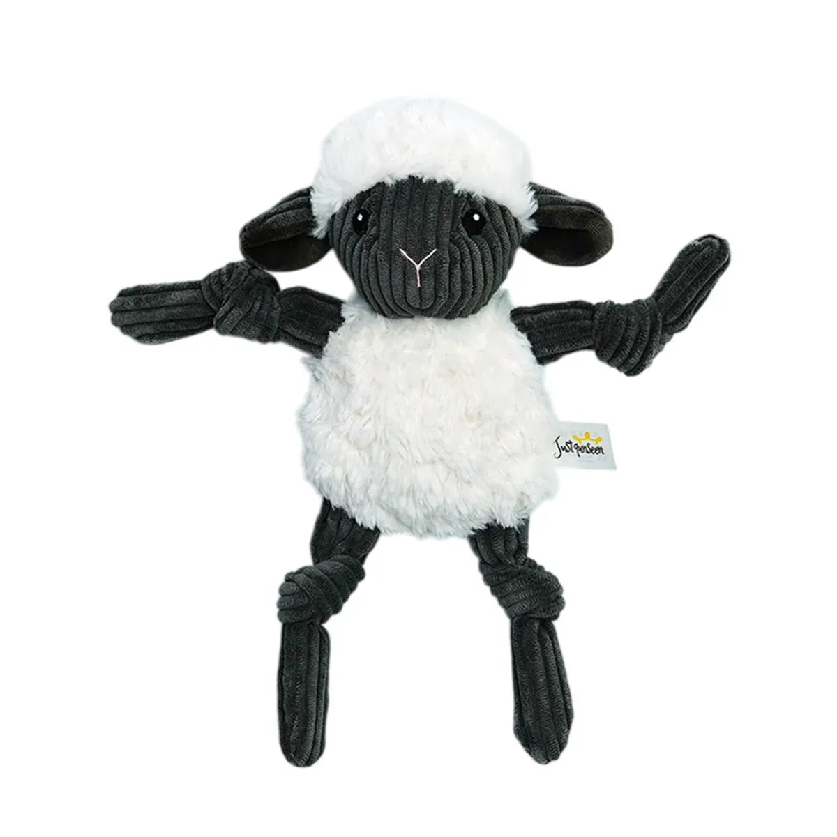 Lamb Shape Pet Chew Toy with Squeaker Soft for Dogs Puppies Play