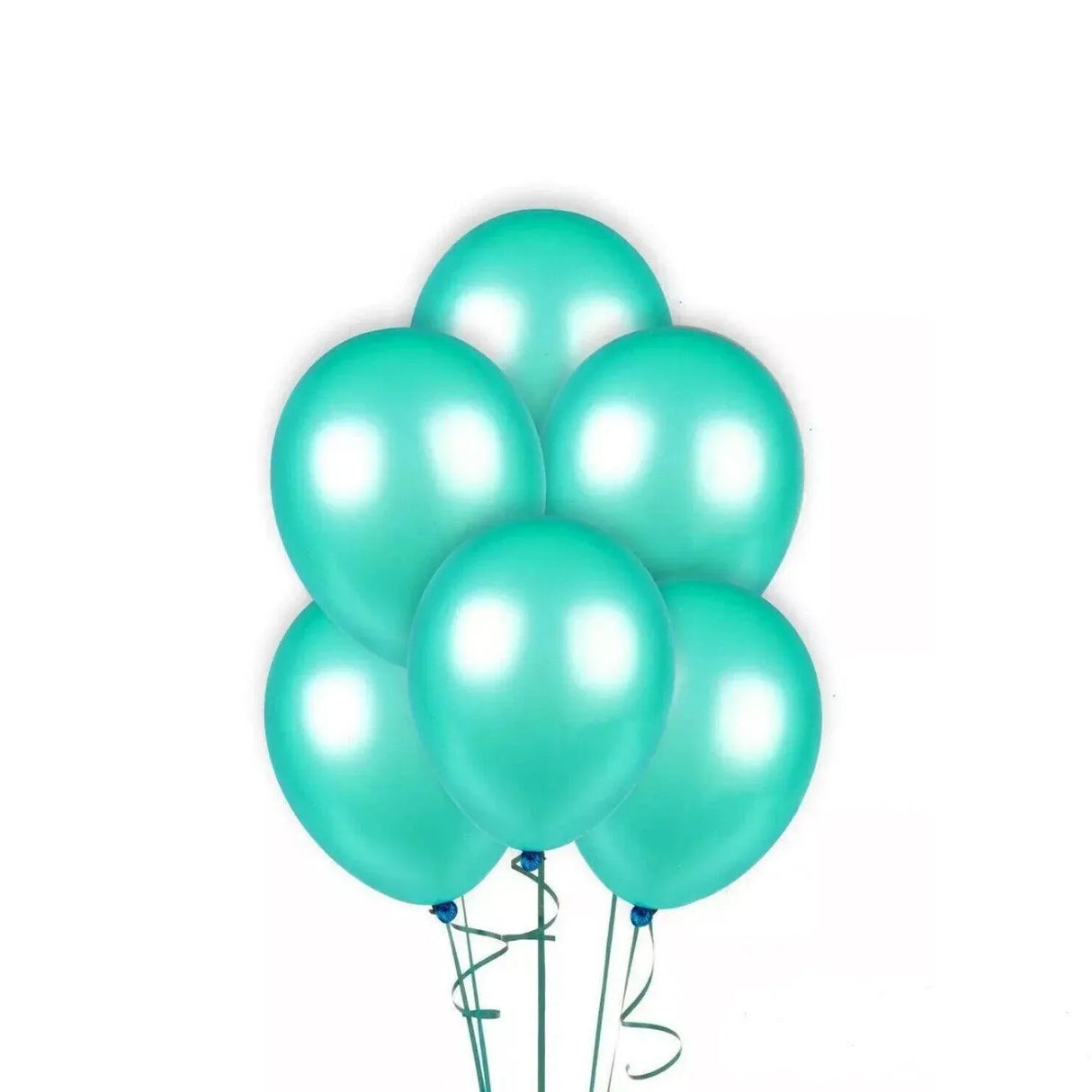 100PCS 10 Inch Latex Balloons Party Decorations Birthday Wedding Balloon Solid Colour - Lake Blue