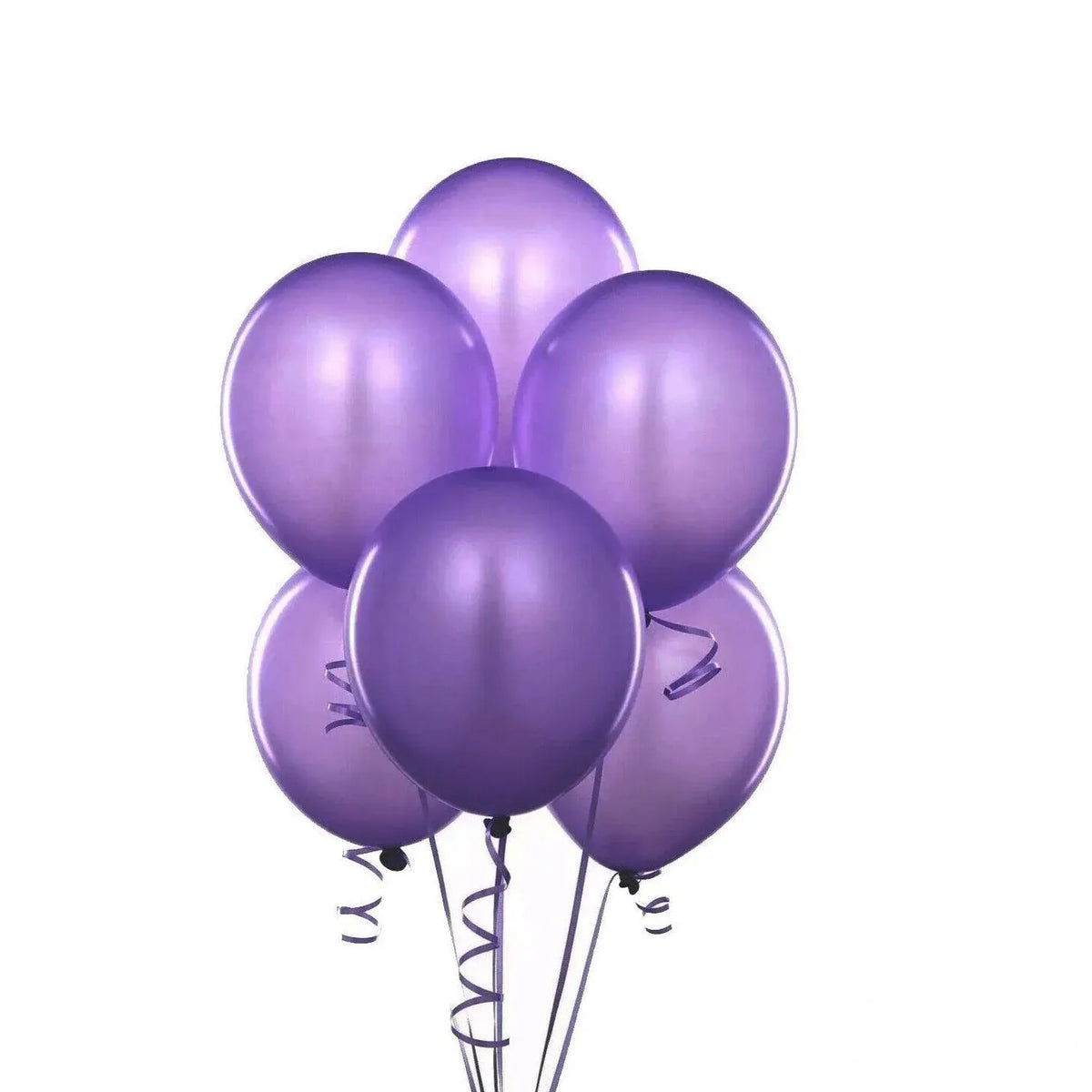 100PCS 10 Inch Latex Balloons Party Decorations Birthday Wedding Balloon Solid Colour - Light Purple