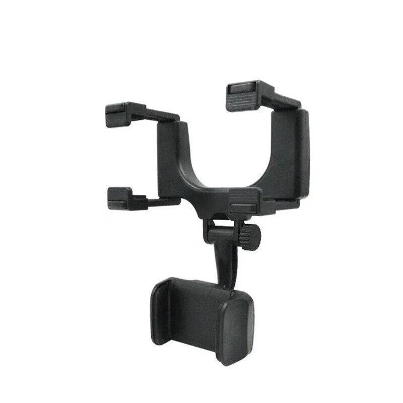 Rear View Mirror Phone Holder 360 Degree Rotation Car Mount for Smartphone