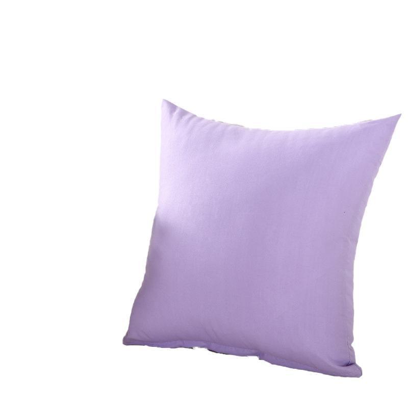 50cm*50cm Multicoloured Plain Solid Colour Cushion Cover Decorative Pillow Case - Beige