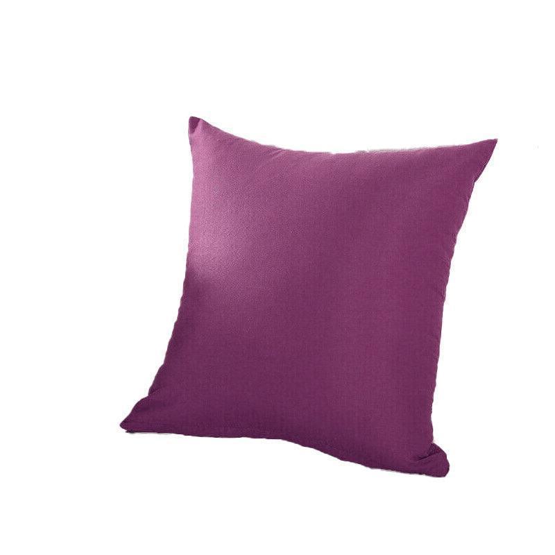50cm*50cm Multicoloured Plain Solid Colour Cushion Cover Decorative Pillow Case - Green